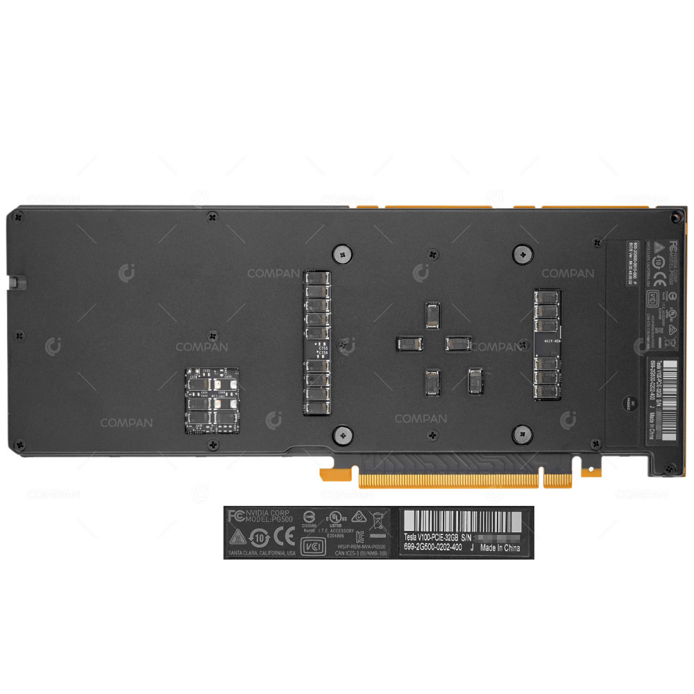 699-2G500-0202-400 NO BRACKET  NVIDIA TESLA V100 32GB GPU ACCELERATOR NO BRACKET